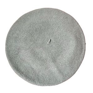 Vintage Lined Grey Wool French Beret